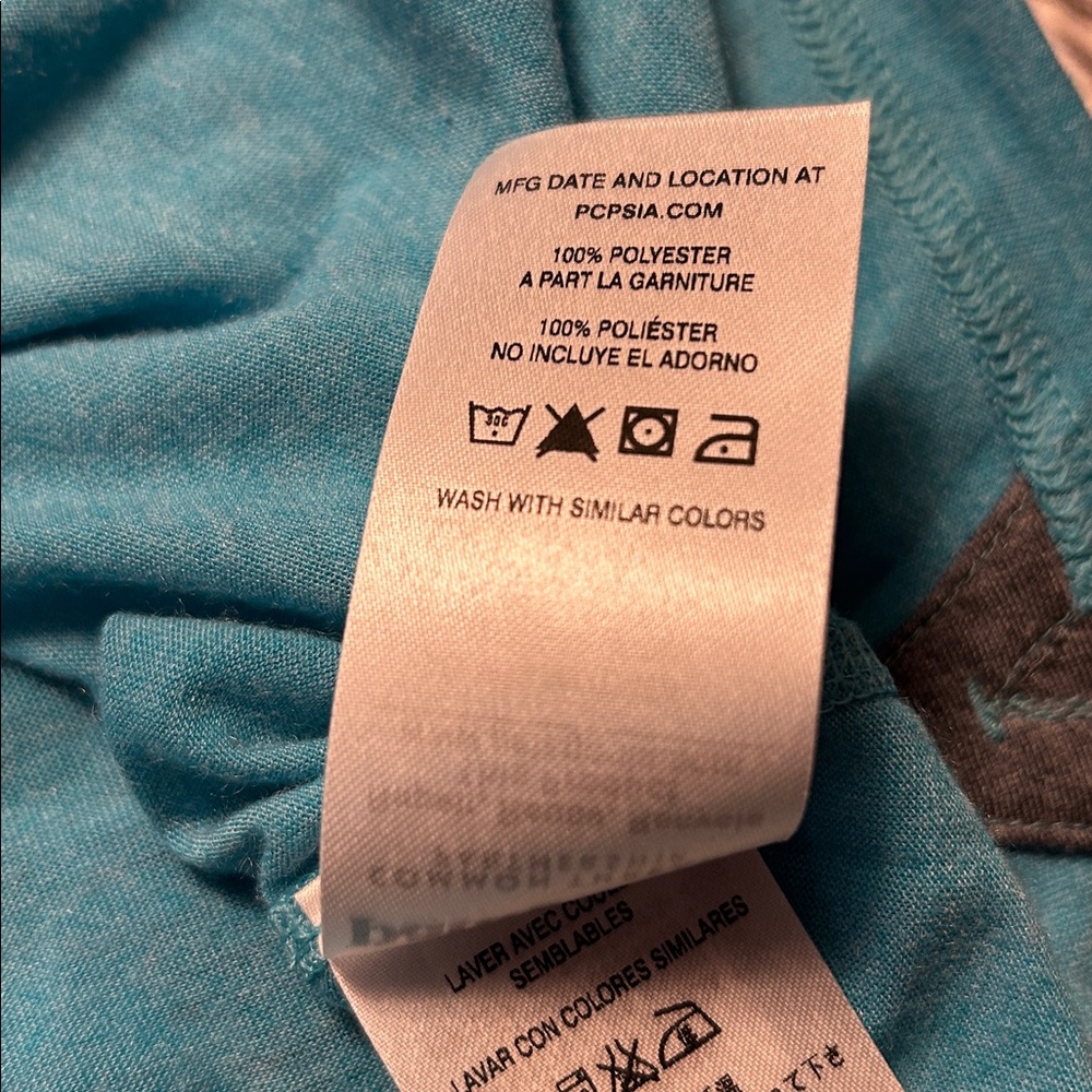 Patagonia Teal and Charcoal Short Sleeve Tee - Picture 10 of 10